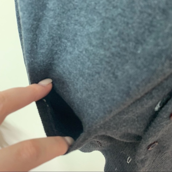 [MOTH] XS Anthropologie Gray Button Down Cardigan Sweater - Picture 11 of 11